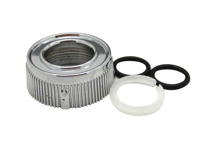 Dura Faucet Replacement Spout Nut & Rings Kit – Chrome Polished