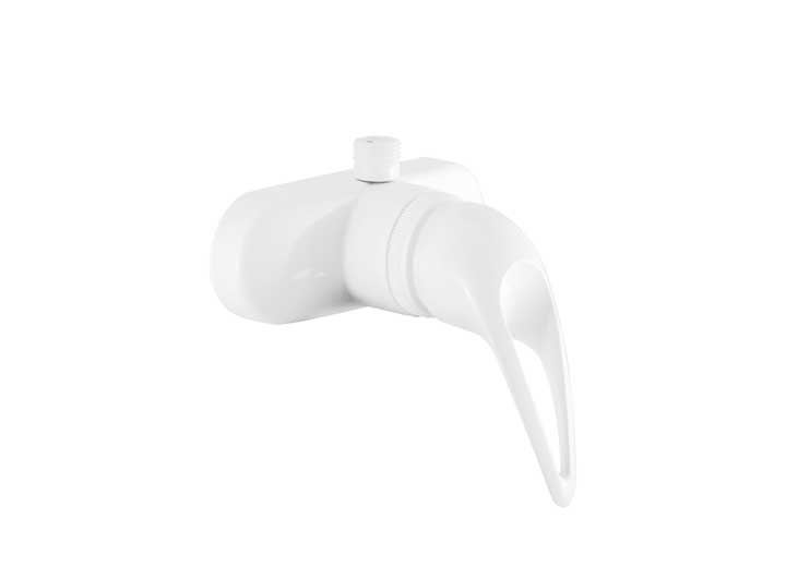 Dura Faucet Single Lever RV Shower Faucet – White