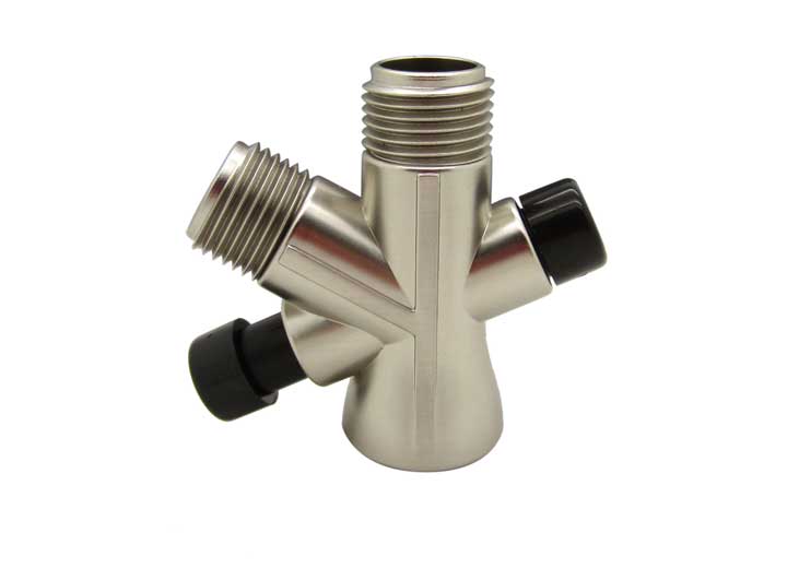 Dura Faucet SHOWER HEAD DIVERTER - BRUSHED SATIN NICKEL