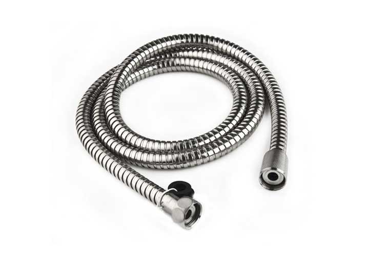 Dura Faucet 60” Stainless Steel RV Shower Hose – Chrome Polished