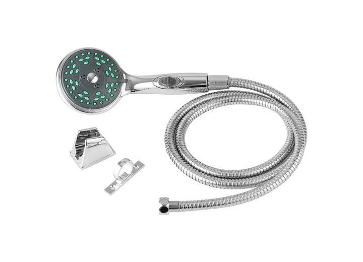 Dura Faucet Premium RV 4-Function Hand Held Shower Wand & Hose Kit – Chrome Polished
