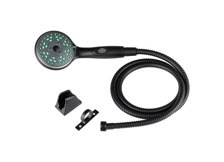 Dura Faucet Premium RV 4-Function Hand Held Shower Wand & Hose Kit – Matte Black