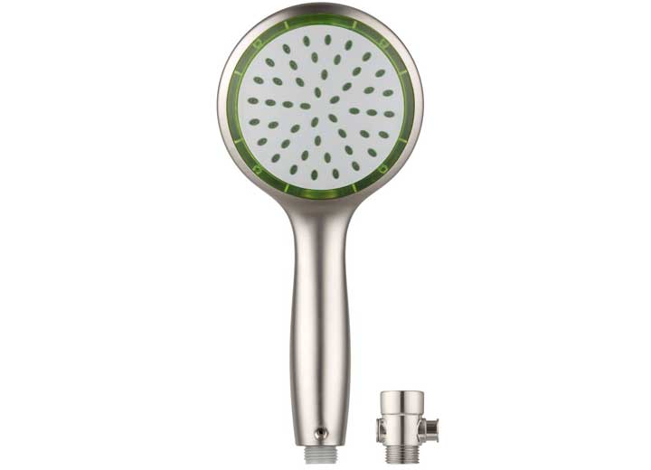 Dura Faucet Pressure Assist RV Single Function Hand Held Shower Wand – Brushed Satin Nickel