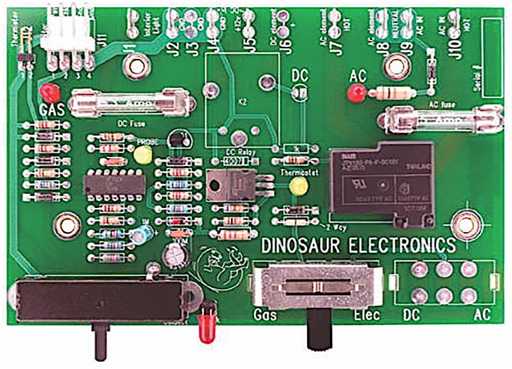 Dinosaur Electronics NORCOLD REFRIGERATOR REPLACEMENT BOARD FOR NORCOLD P/N 61602722.