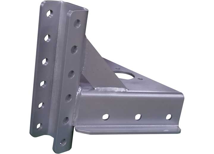 Demco Trailer 50 DEGREE CHNL MOUNT A-FRAME W/ HOLE SILVER SPARKLE