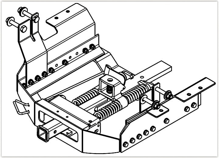 United Truck Parts 2020-CURRENT CHEVY/GMC 2500/3500 HD SHORT BED MOUNTING KIT