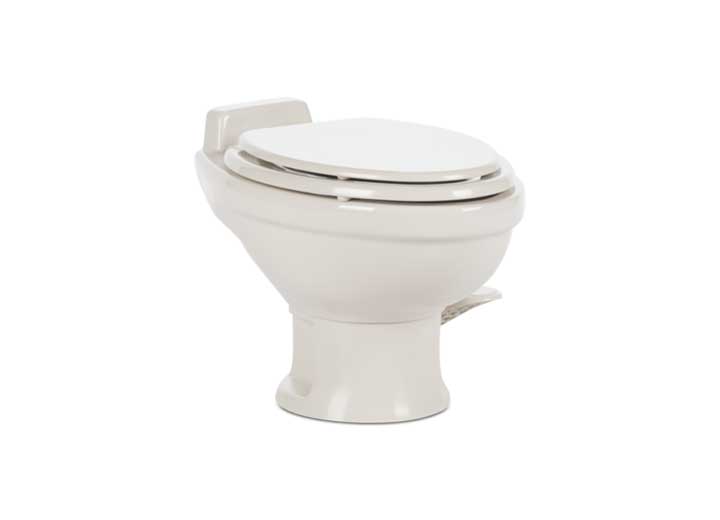Dometic USA Dometic 321 Elongated Ceramic Low Profile RV Toilet - Bone