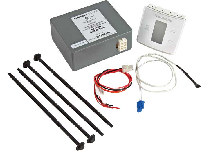 Dometic USA SINGLE ZONE CT THERMOSTAT W/CONTROL KIT, C/F, WHITE