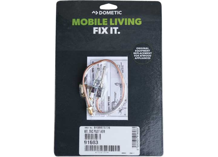 Dometic USA WATER HEATER SERVICE PARTS JADE PILOT ASSEMBLY (REPLACES 92616)