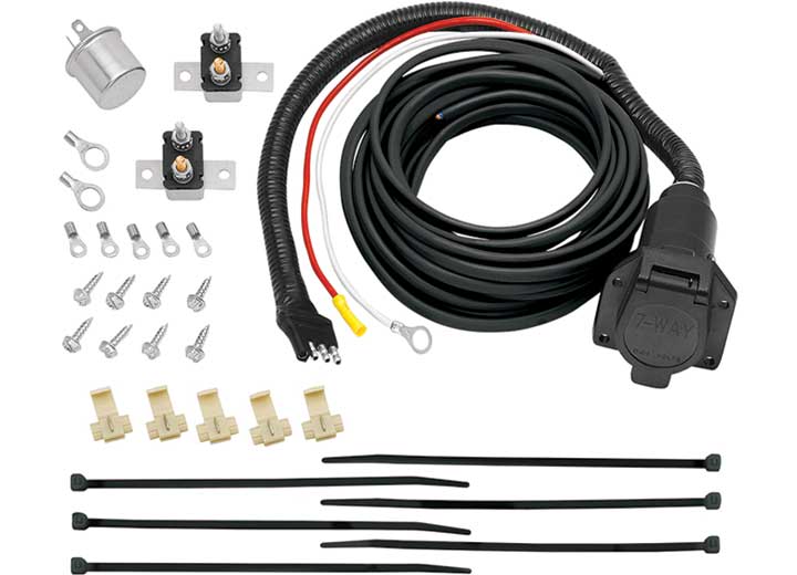 Draw-Tite PRE-WIRED BRAKE MATE KIT ADAPTER, 7-WAY FLAT PIN CONNECTOR W/BRAKE CONTROL WIRING INSTALLATION KIT