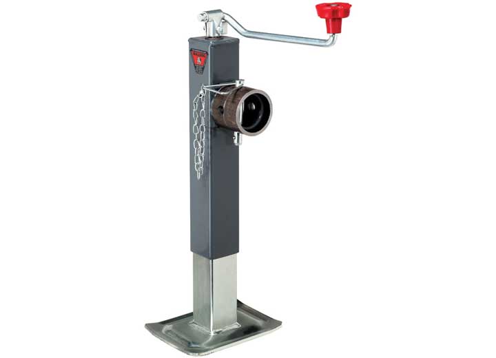 Draw-Tite TRAILER JACK, SWIVEL MOUNT SQUARE TUBE - TOP WIND; 8,000 LBS SUPPORT; W MOUNT