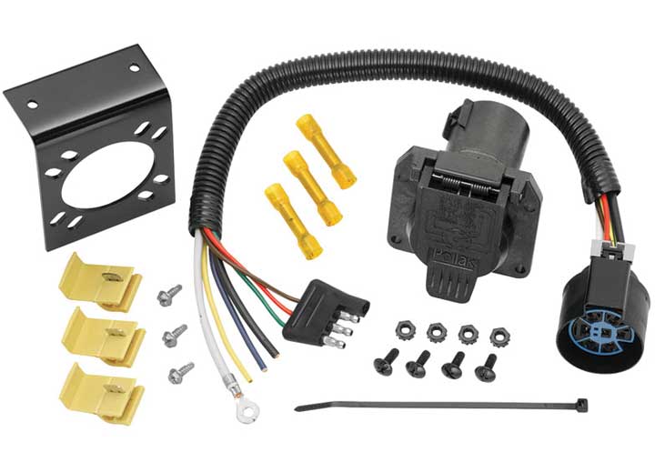 Draw-Tite Tow Ready Prewired Adapter - 4-Flat to 7-Round
