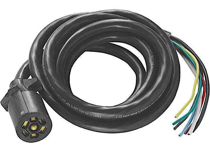 Draw-Tite 7-WAY MOLDED TRAILER END W/ 8FT WIRE