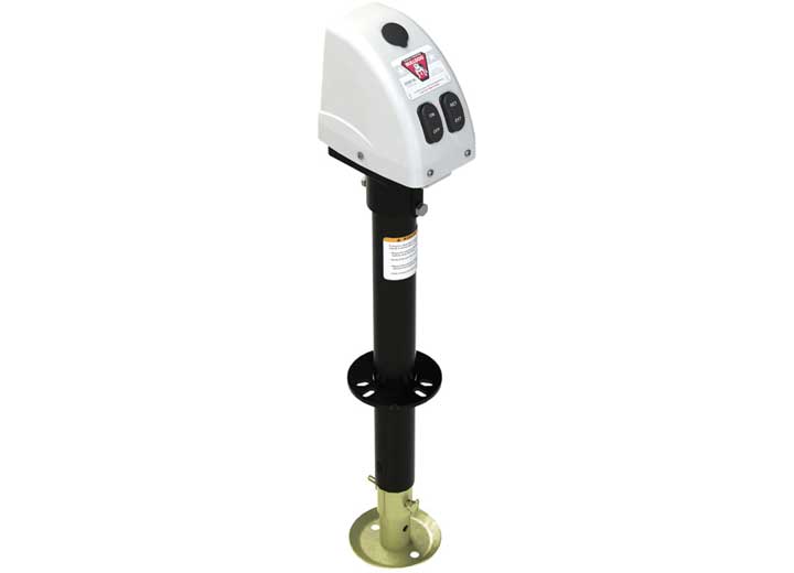 Draw-Tite POWERED DRIVE TONGUE JACK A-FRAME 12IN TRAVEL WHITE CASE RATING 3500LBS