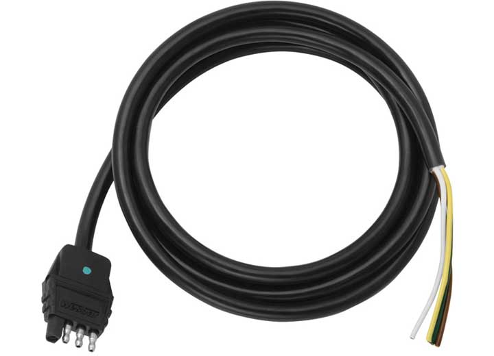 Draw-Tite 4-FLAT TRAILER END CONNECTOR, 4FT JACKETED CABLE