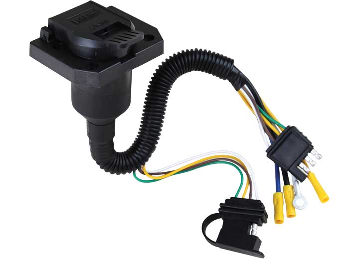 Draw-Tite 7 WAY ROUND/4 WAY FLAT MULTI-TOW COMBO T-ONE ADAPTOR W/MOUNT BRACKET