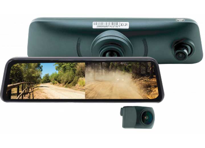 Echomaster FULL VIEW HD DVR MIRROR AND BACK UP CAMERA KIT