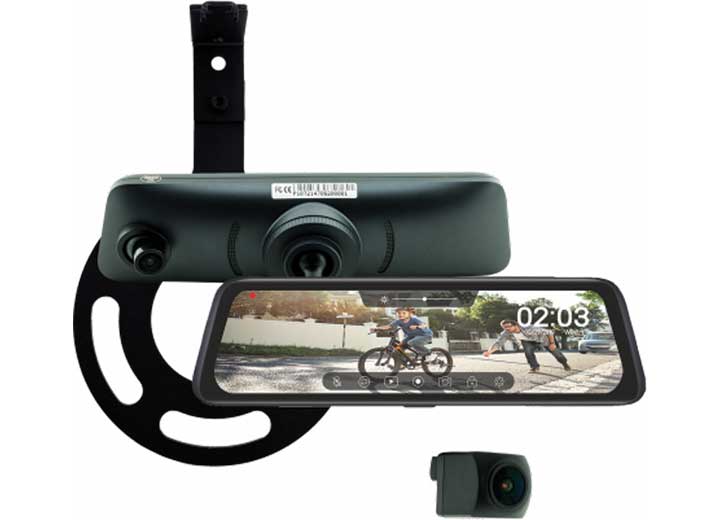 Echomaster 21-C FORD BRONCO 1080 HD MIRROR WITH DVR, 2 CAMERAS, SD CARD
