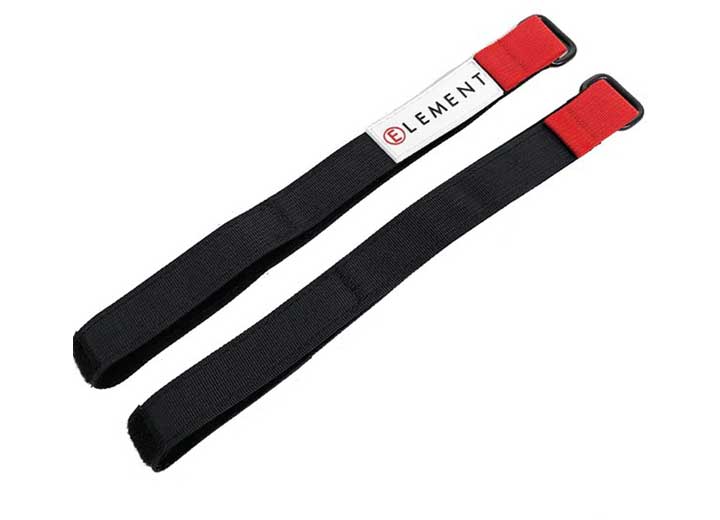 Element DURABLE PP WEBBING STRAPS WITH D-LINK AND VELCRO TO EASILY SECURE ALMOST ANYWHERE