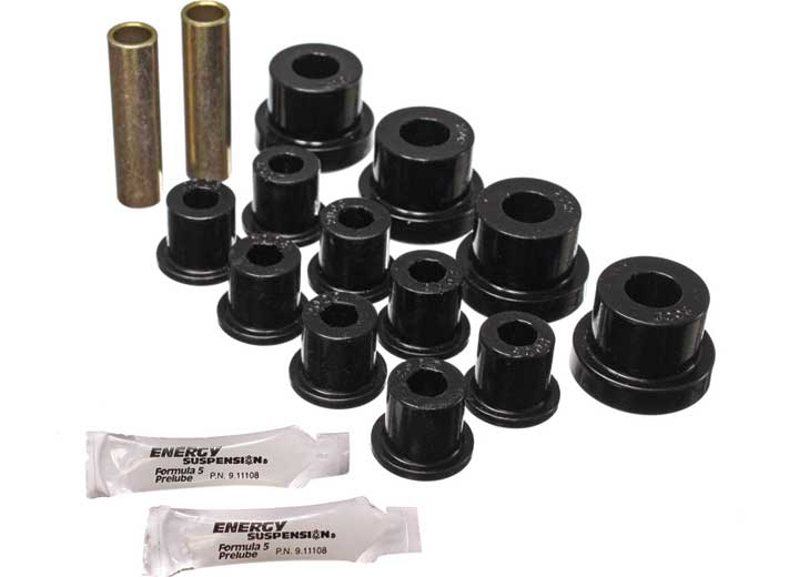 Energy Suspension FRONT LEAF SPRING BUSHING SET-BLK,PERFORMANCE POLYURETHANE