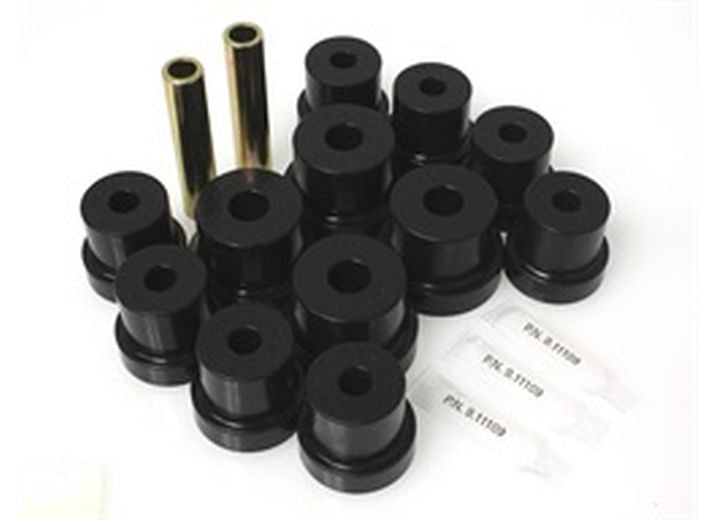 Energy Suspension REAR LEAF SPRING BUSHING SET-BLK,PERFORMANCE POLYURETHANE