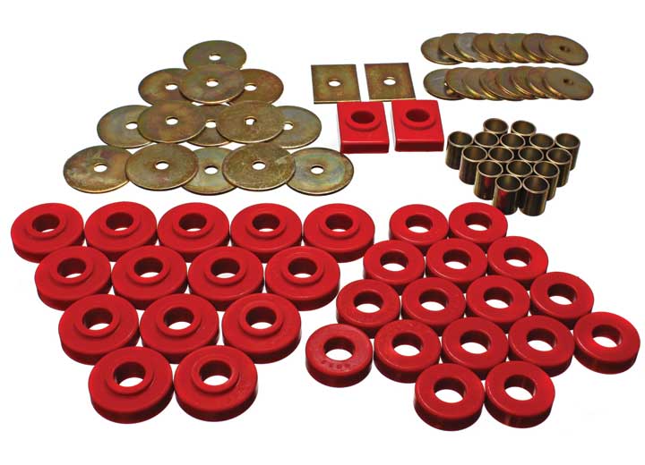 Energy Suspension BODY MOUNT SET-BLK,PERFORMANCE POLYURETHANE