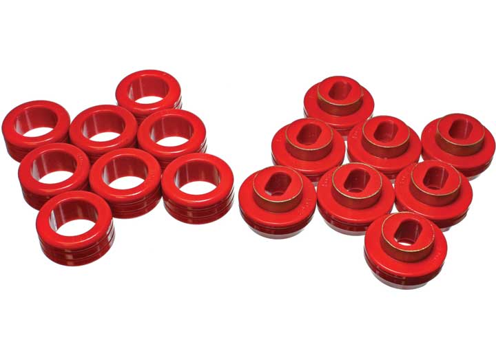 Energy Suspension BODY/CAB MOUNT SET-BLK,PERFORMANCE POLYURETHANE