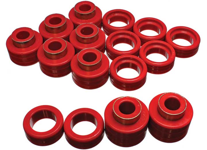Energy Suspension BODY/CAB MOUNT SET-BLK,PERFORMANCE POLYURETHANE