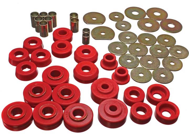 Energy Suspension BODY MOUNT SET-BLK,PERFORMANCE POLYURETHANE