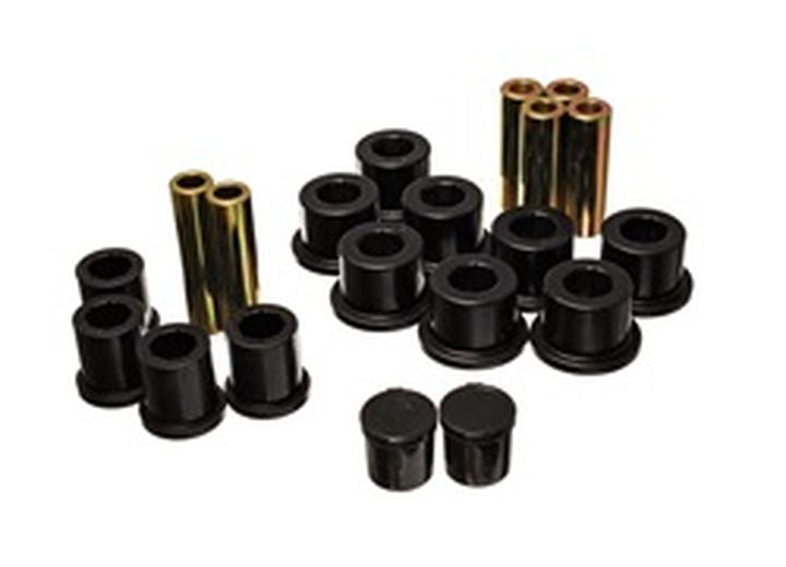 Energy Suspension REAR LEAF SPRING BUSHING SET-BLK,PERFORMANCE POLYURETHANE