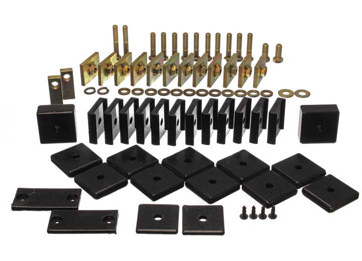 Energy Suspension BODY MOUNT SET-BLK,PERFORMANCE POLYURETHANE