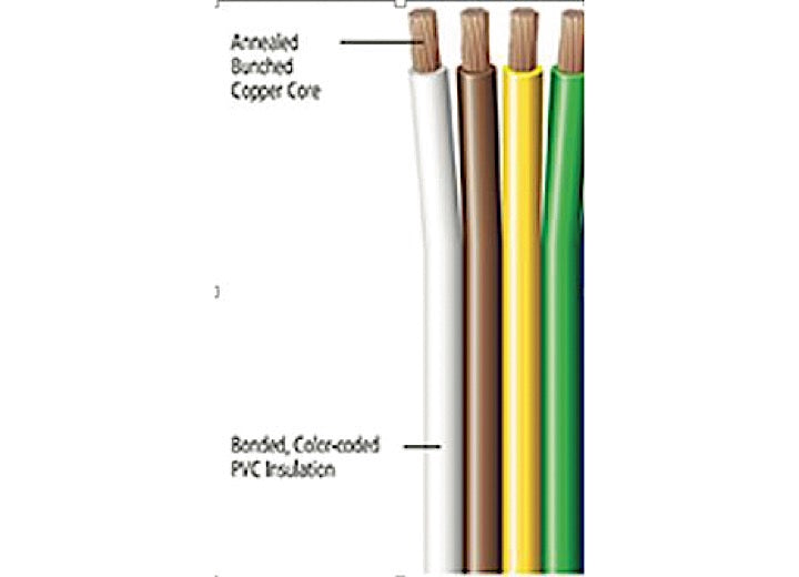 East Penn Manufacturing 14/4 TRAILER WIRE, BONDED PARALLEL, 1000FT W/BRN/Y/BL