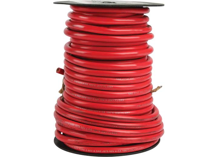 East Penn Manufacturing WIRE SPOOL - STARTER CABLE, 4 GAUGE; RED 100 FT