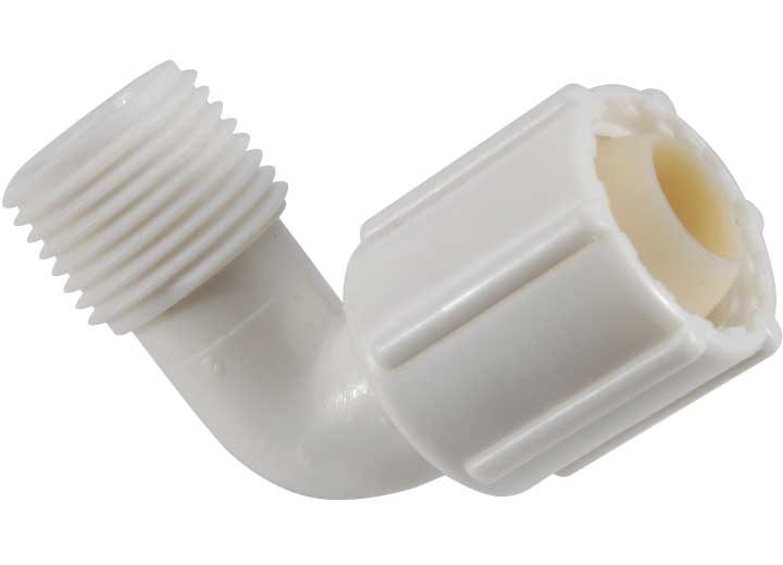 Esco Elkhart Supply Company FLAIR-IT ELBOW 1/2IN MPT X 1/2IN SWIVEL - BARCODED