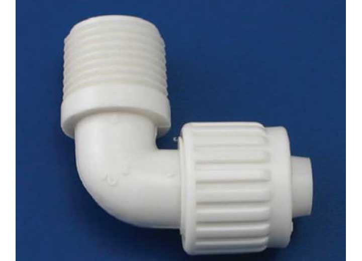 Esco Elkhart Supply Company FLAIR-IT 3/8 P X 1/2 MPT ELBOW - BARCODED