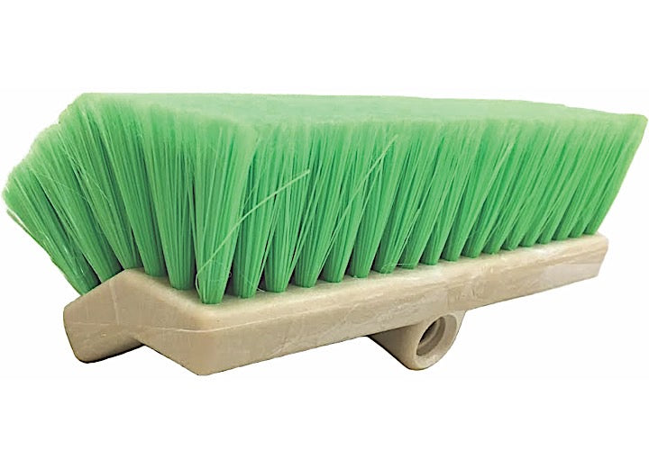 Easy Reach Supply 10IN BI-LEVEL SOFT NYLTEX BRISTLE, GREEN
