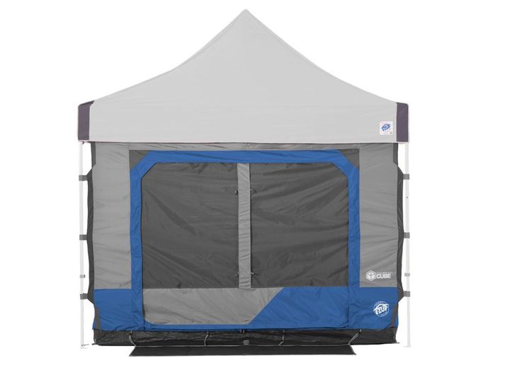 E-Z UP Camping Cube 6.4 for E-Z UP 10’x10’ Eclipse/Enterprise/Pyramid/Vantage Shelters – Royal Blue