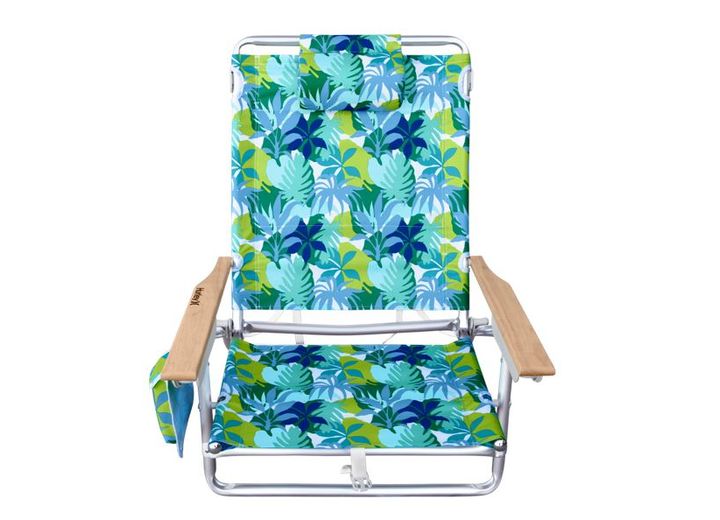 E-Z UP Hurley Deluxe Backpack Wood Arm Beach Chair – Deluxe Skyline