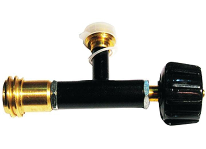 MR. HEATER BLACK PIPE TEE ADAPTER WITH 1- 20 & QCC/POL