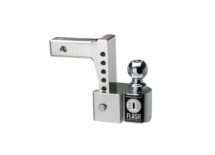 Fastway/Equal-i-zer Fastway FLASH Integrated Scale Ball Mount (ISBM) for 2" Receivers - 6" Drop / 2" & 2-5/16" Balls