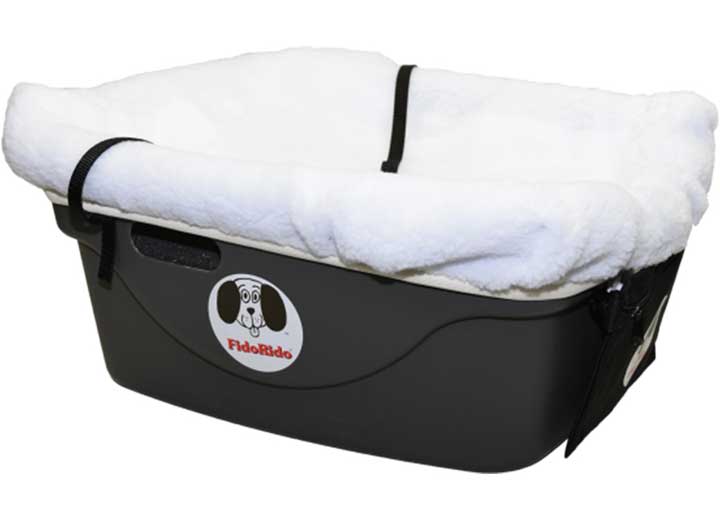 Fido Pet Products FidoRido® Dog Car Seat, White, Small