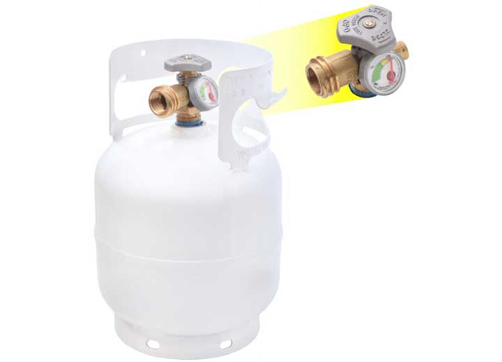 Flame King 5LB LP CYLINDER W/OPD & GAUGE