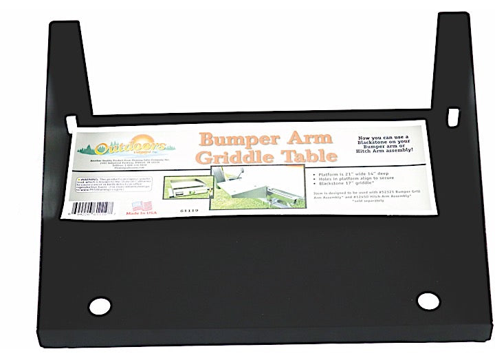 Fleming Sales BUMPER ARM GRIDDLE TABLE