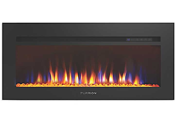 Lippert 40IN BUILT-IN ELECTRICAL FIREPLACE W/CRYSTAL FLAME EFFECT– FLAT PANEL