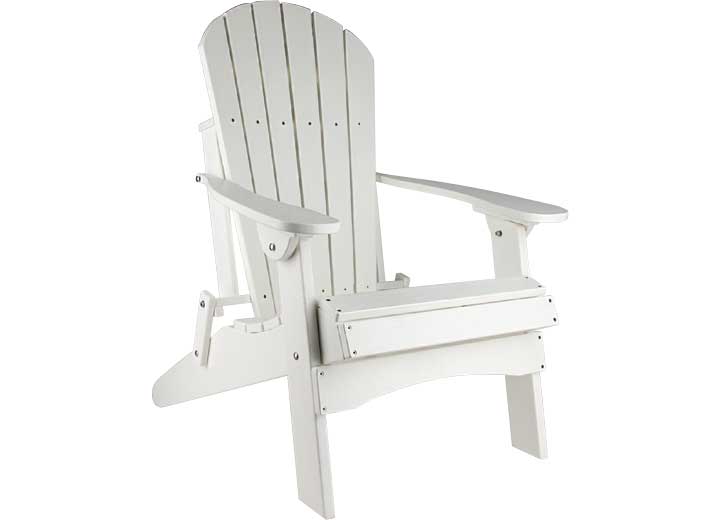 Green Country Decor Green Country Décor Folding Adirondack Chair - White