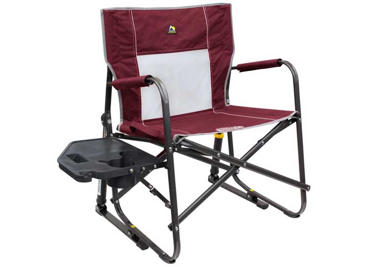 GCI Outdoor FREESTYLE ROCKER XL W/ SIDE TABLE, CINNAMON