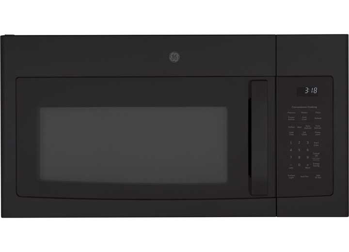 GE Appliances 1.8 CU. FT. OVER-THE-RANGE MICROWAVE OVEN W/RECIRCULATING VENTING, BLACK, CSA