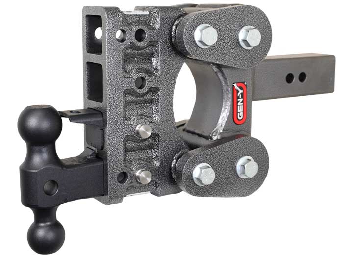 Gen-Y Hitch THE BOSS SERIES - TORSION FLEX, 2.5IN SHANK, HITCH, VERSA-BALL & PINTLE