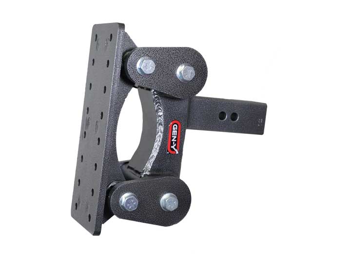 Gen-Y Hitch THE BOSS SERIES - TORSION FLEX, 2.5IN SHANK, BOLT-ON PINTLE PLATE