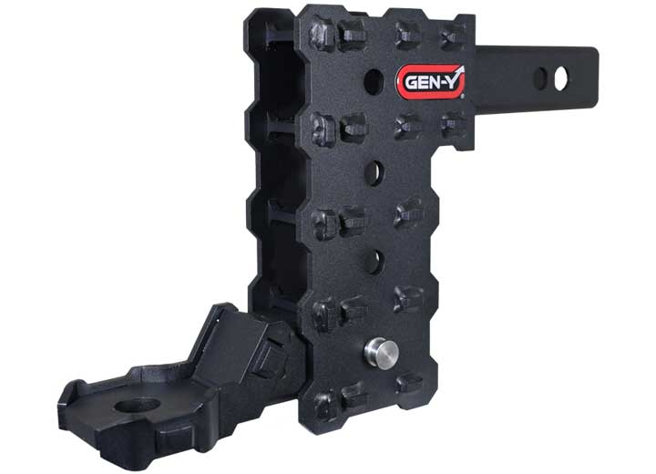 Gen-Y Hitch PHANTOM-X 2IN SHANK 7IN DROP .7K TW 7K HITCH & GH-13051X PLATINUM BALL MOUNT